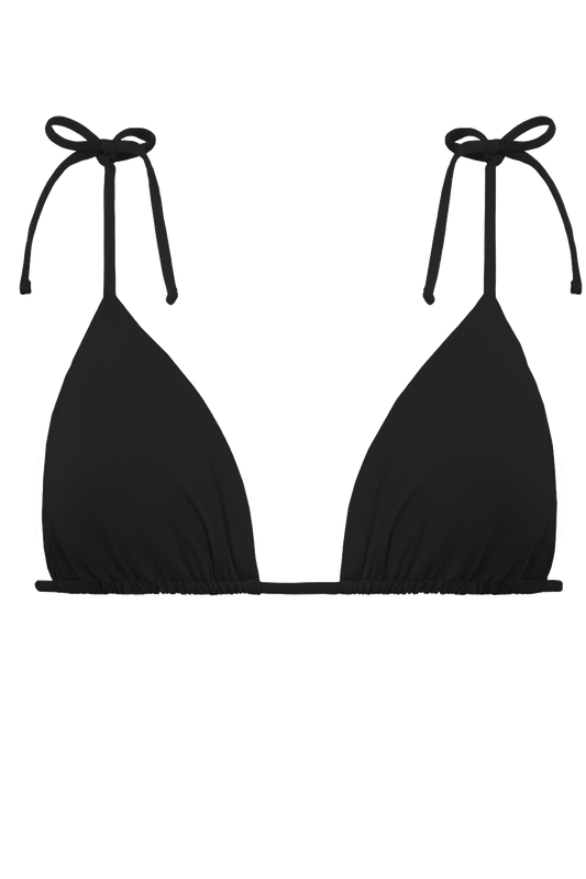 EMILIA / UNICOLOR - TOP - NEGRO SHINE