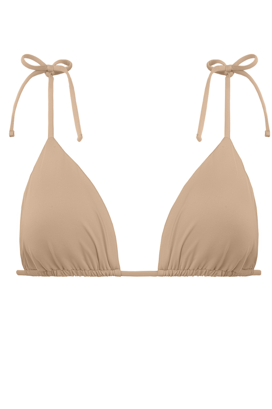 EMILIA / UNICOLOR - TOP - MACCHIATO