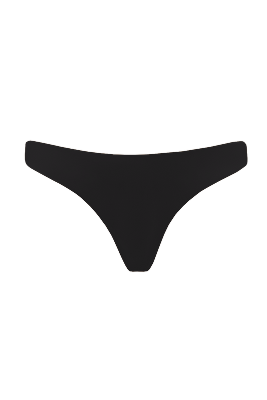 GUILIA/ DEEP UNICOLOR - PANTY - NEGRO SHINE