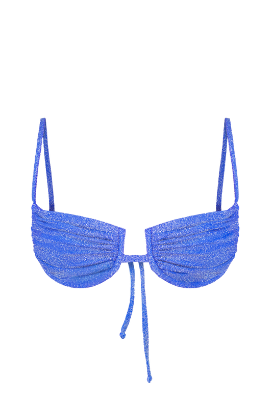AMELIA / SPARKLY -TOP - AZUL SPARKLY