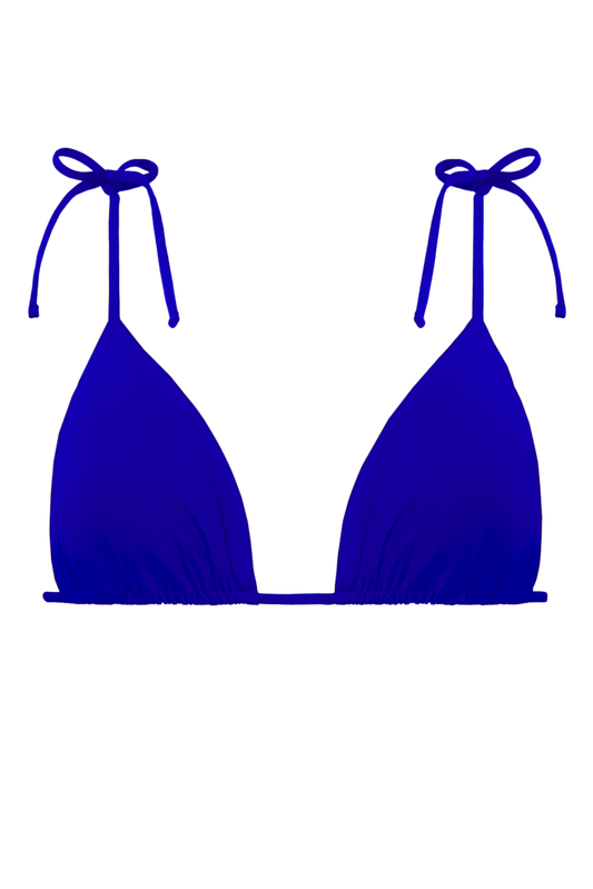 EMILIA / UNICOLOR - TOP - ELECTRIC BLUE